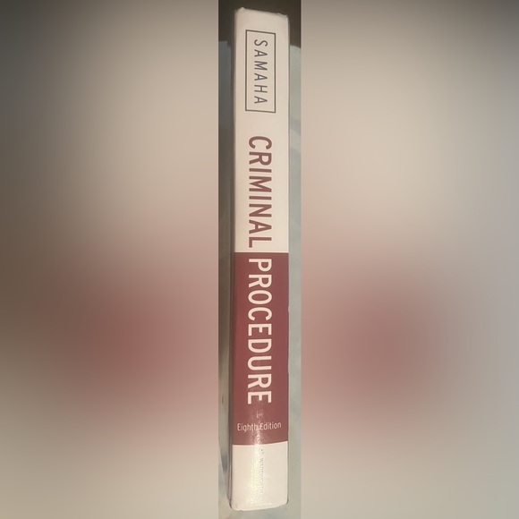 Used ~ Criminal Procedure 8th Edition Hardcover Textbook | Joel Samaha - Picture 2 of 4